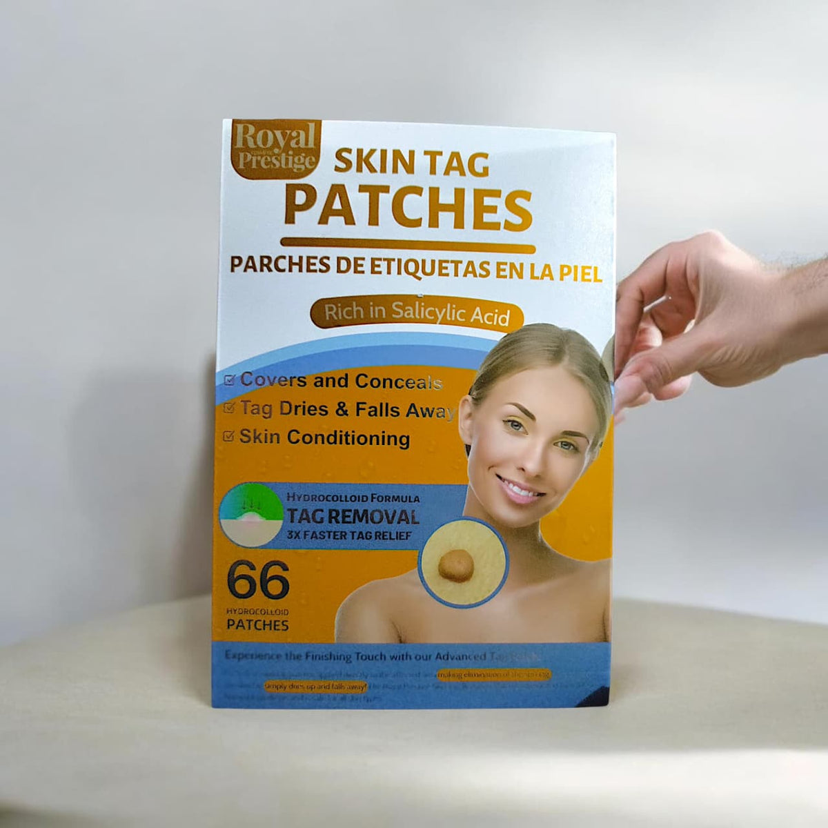 66 Pcs Skin Tag Remover Patch For Face And Body Painless Mole And Wart Removal Treatment