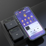 SX9 Wireless Microphone For Android, PC, Laptop, Tablet & Camera | 360° Noise Reduction HD | Long Battery Life Vlog & Live Recording Mic