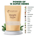 The Health Healer Height Grow Powder – 100% Natural Height Increase Supplement For Daily Growth & Wellness – 70g