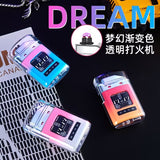 Electric Lighter - Charging Lighter Creative Personality - Cigarette Lighter | Electric Rechargeable Cigarette Lighter ( Random Color )