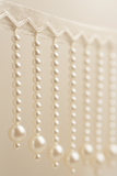 Pearl Latkan Hanging Lace Border For Dupatta & Dress Decoration – 1 Gaz (Approx. 1 Yard)