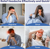 Migraine Relief Cap With Box - Instant Headache Relief Hat Reusable Gel Cap For Migraine Pain Relief Wearable Hot Cold Therapy Therapy (Random Color)