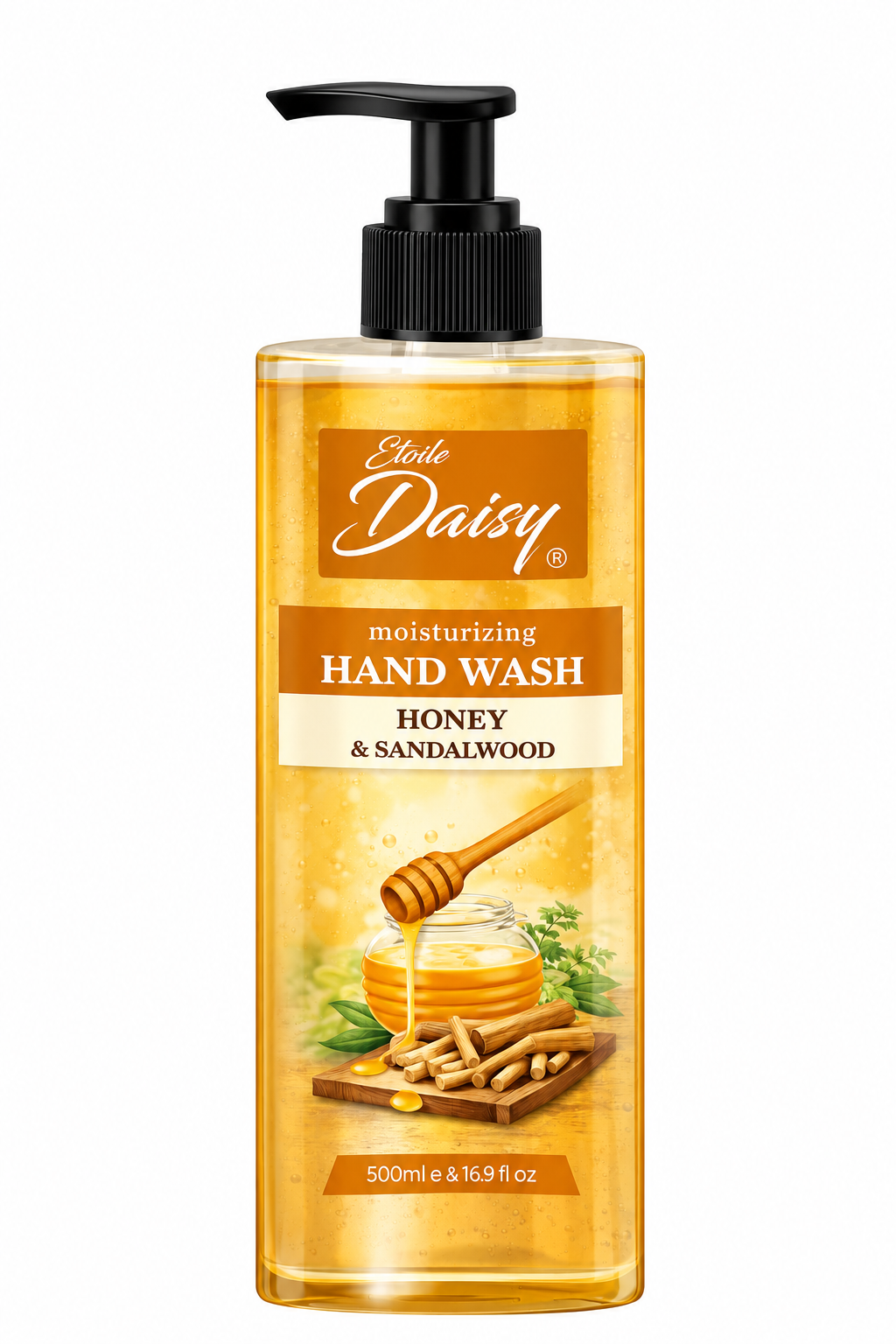 Etoile Daisy Honey & Sandalwood Handwash 500ml – Moisturizing Antibacterial Hand Wash In Pakistan