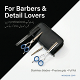 WAXZAA Professional Barber Scissors Kit – Premium Hair Cutting Accessories