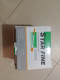 Star Fine Insulin Syringes – 100 Pcs Box | Ultra-Fine Needle, Sterile & Single-Use Medical Syringes