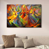 Sufiyana Contemporary Abstract Canvas Art With Double Tape | 12x16 Inches