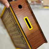 Umrah Saving Box | 210000 Umrah Saving Gift Wooden Box | Wooden Umrah Saving Box (Unassembled)