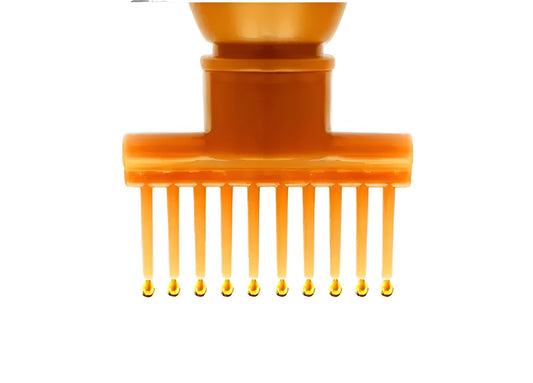 (Pack Of 20) Hair Dye Bottle | Hair Oil Applicator Bottle, Root Oiling Comb Bottle For Hair Coloring, Shampoo, Oiling, Dye, And Scalp Treatment For Home & Commercial ( Empty Bottle)