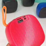 X-312 Portable Bluetooth Speaker 5.0 – Best-Selling Outdoor Wireless Speaker With Built-In Battery, USB Drive Support & Voice Prompt (Random Color)
