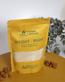 Herbal Heritage WEIGHT-RIGHT Natural Mass Gainer – Organic Dietary Supplement For Healthy Weight Gain (100g)
