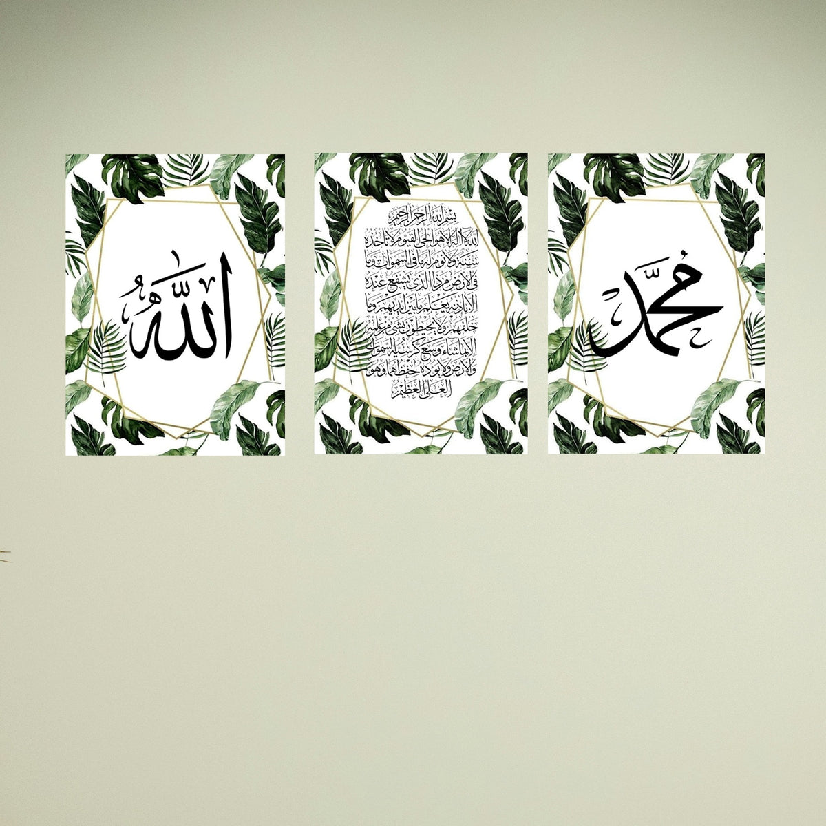 Set Of 3 Premium Wall Art Photo Tiles – Modern Home Decor Sets 8x11