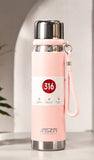 Premium SZM 750ml Stainless Steel Water Bottle Leakproof | Random Color
