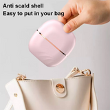Mini Hair Straightening Comb Wireless Charging Portable Multifunctional Hair Care Styling Comb (Random Color)