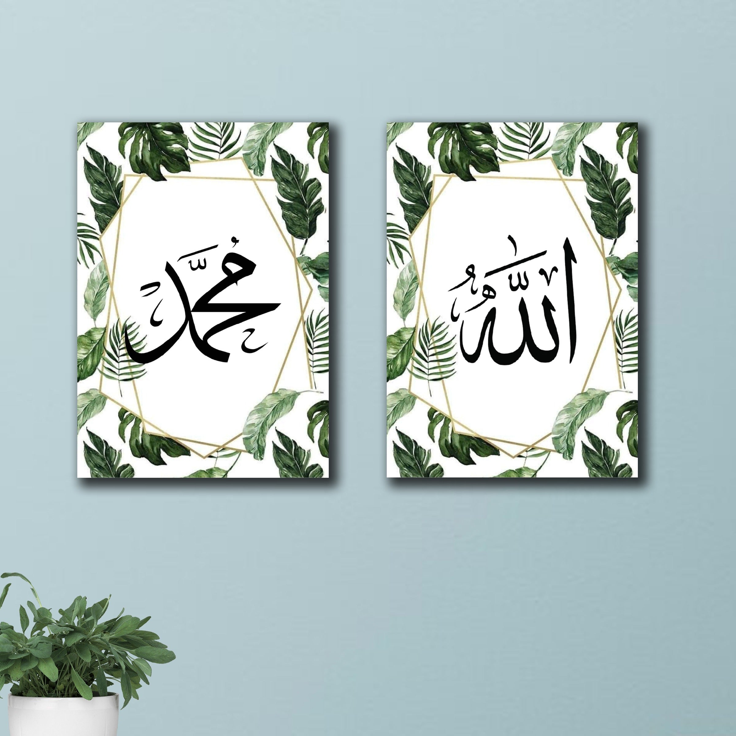 Set Of 2 Premium Wall Art Photo Tiles – Modern Home Decor Sets 8x11