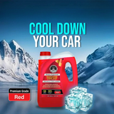 THREE GUYS Radiator Coolant Red – Premium Grade | Car Engine Coolant | German Engineered | 1000 ML