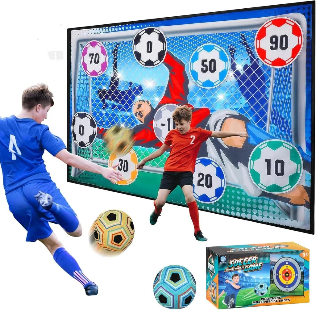 Indoor Outdoor Sticky Soccer Target Mat Game - Toy Product Designed For Playtime And Daily Fun Routine