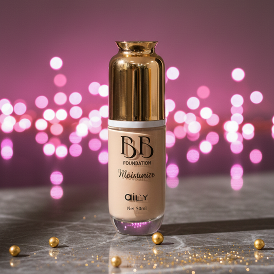 Aily BB Foundation – Moisturizing Liquid Foundation | 50ml | Smooth, Natural & Hydrating Coverage