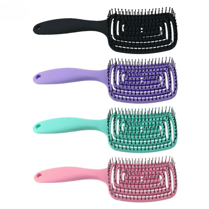 2-In-1 Scalp Massager Comb – Relaxing Hair Brush For Deep Scalp Stimulation & Improved Hair Growth (Random Color)