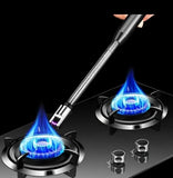 Rechargeable USB Electric Candle Lighter – Windproof Flameless Plasma Arc Lighter With 360° Flexible Long Neck