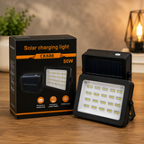 KSE CK686 50W Portable Solar Charging Flood Light - Powerful Rechargeable Outdoor Lighting For Camping, Emergencies, And Work Sites