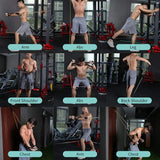 11 In 1 Natural Rubber Power Resistance Bands Exercise Belt For Home Office Outdoor Gym Equipment