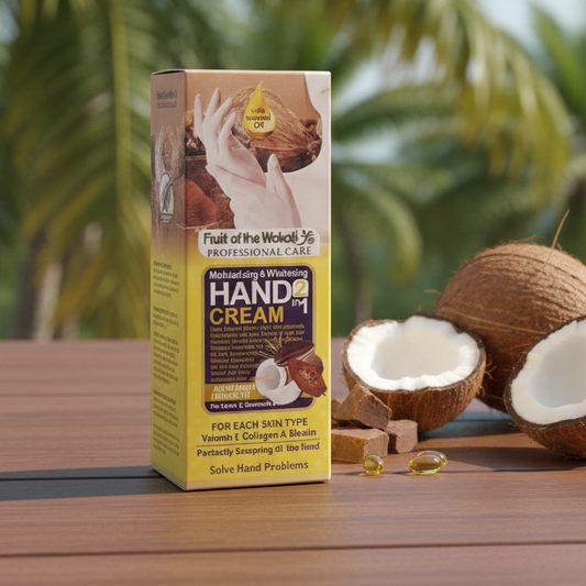 Tropical Essence: 2-In-1 Hydrating & Brightening Coconut Hand Cream