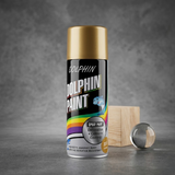 Dolphin Chrome Gold Spray Paint 300ml – High Shine Metallic Finish Spray