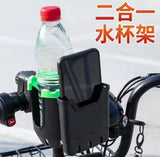 Universal 2-In-1 Motorcycle Cup Holder & Mobile Phone Bracket (HT-506) – Anti-Shake Adjustable Bike Handlebar Mount