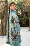 Maria.B MPrints Embroidered Lawn Unstitched 3 Piece Suit With Chiffon Dupatta – Ice Blue Summer Collection