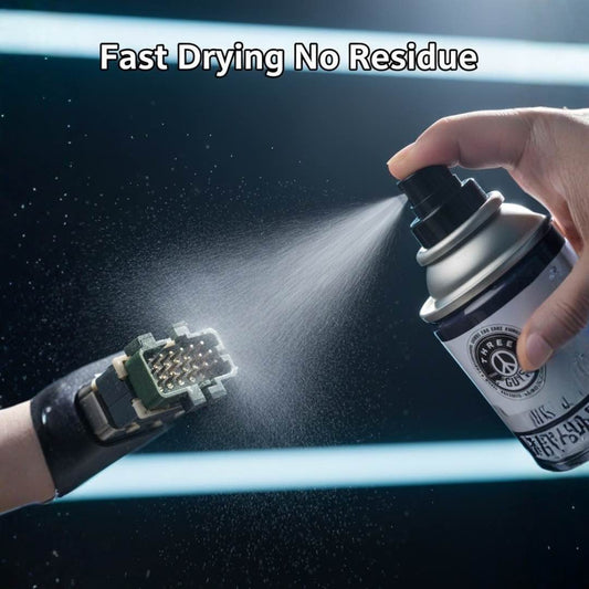 THREE GUYS Electronic Contact Cleaner Spray 450ml – Fast Drying Formula For Switches, Circuit Boards, Sensors & Electronics | German Engineered