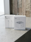 20W USB-C Power Adapter + USB-C To Lightning Fast Charging Cable (1m) Set
