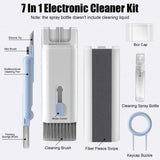 7 In 1 Computer Keyboard Cleaner Brush Kit – Multi-Function Earphone Cleaning Pen & Keycap Puller Tool Set