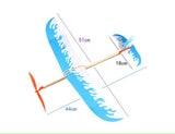 Airplane Inertial Foam Glider Aircraft Toy Plane Model Outdoor Toy Educational Toys Good Quality (Random Color)