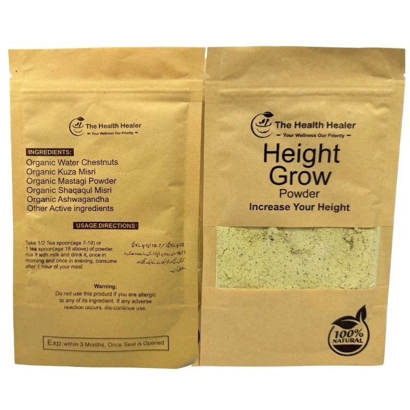 The Health Healer Height Growth Powder | Nutritional Supplement | Wellness & Fitness Support 70g