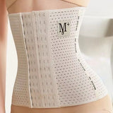 M + Belly Belt 6 Hooks Body Shaper & Tummy Controller ~ Size : 3XL ~ Color : Skin