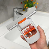 Foldable Mini Mop | Portable Desktop Wet & Dry Cleaning Mop | Self‑Squeezing