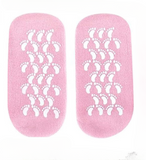 Reusable Silicone Spa Gel Socks For Dry Feet And Cracked Heel Treatment – Moisturizing Hydrating Softening And Skin Smoothing Overnight Foot Care (Random Color)