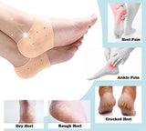 Half Heel Pain Anti-Crack Silicone Set – Unisex Anti-Crack Pain Relief - 01 Pair