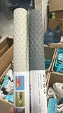 PVC Refrigerator Shelf Liner (45x150cm) - Plain Check Anti-Slip Fridge Drawer Mat