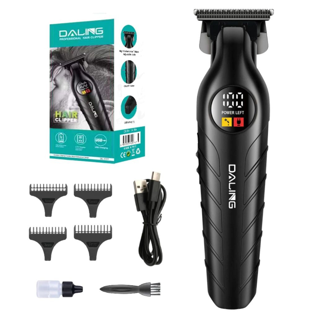 Daling Professional Hair Clipper Model DL 1777 Durable Reliable Sharp Blades Adjustable Settings Practical Choice For Men Grooming And Barber Use