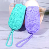 Silicone Soap Bath Massage / Bath Body Brush High Quality Silicon Bath Brush (Random Color)