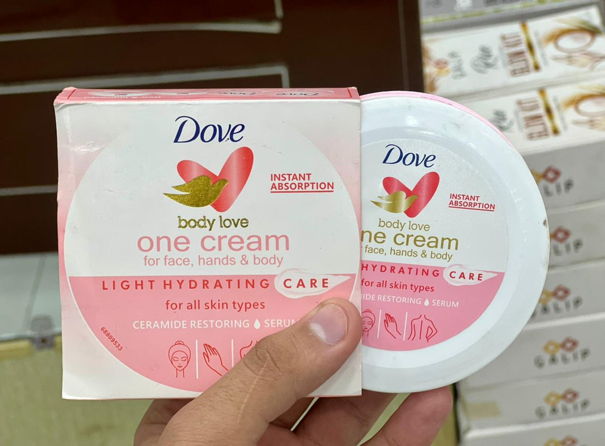 Dove Body Love One Cream – All-In-One Moisturizer For Face, Hands & Body | Deep Hydration, Soft Skin & Nourishing Daily Care ( 250 )Gram