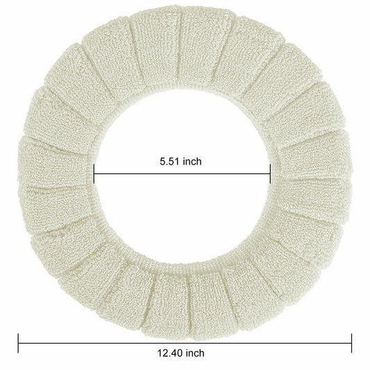 Universal Soft-Touch Cushioned Toilet Seat Cover – Machine Washable Plush Comfort
