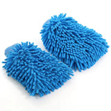Microfiber Double-Sided Cleaning Gloves - Ideal For House And Car Cleaning