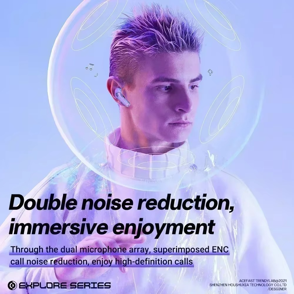 Air39 Wireless Earbuds | Bluetooth 5.3 | Clear Sound | Heavy Bass | Noise Reduction |  LED Display - Random Color