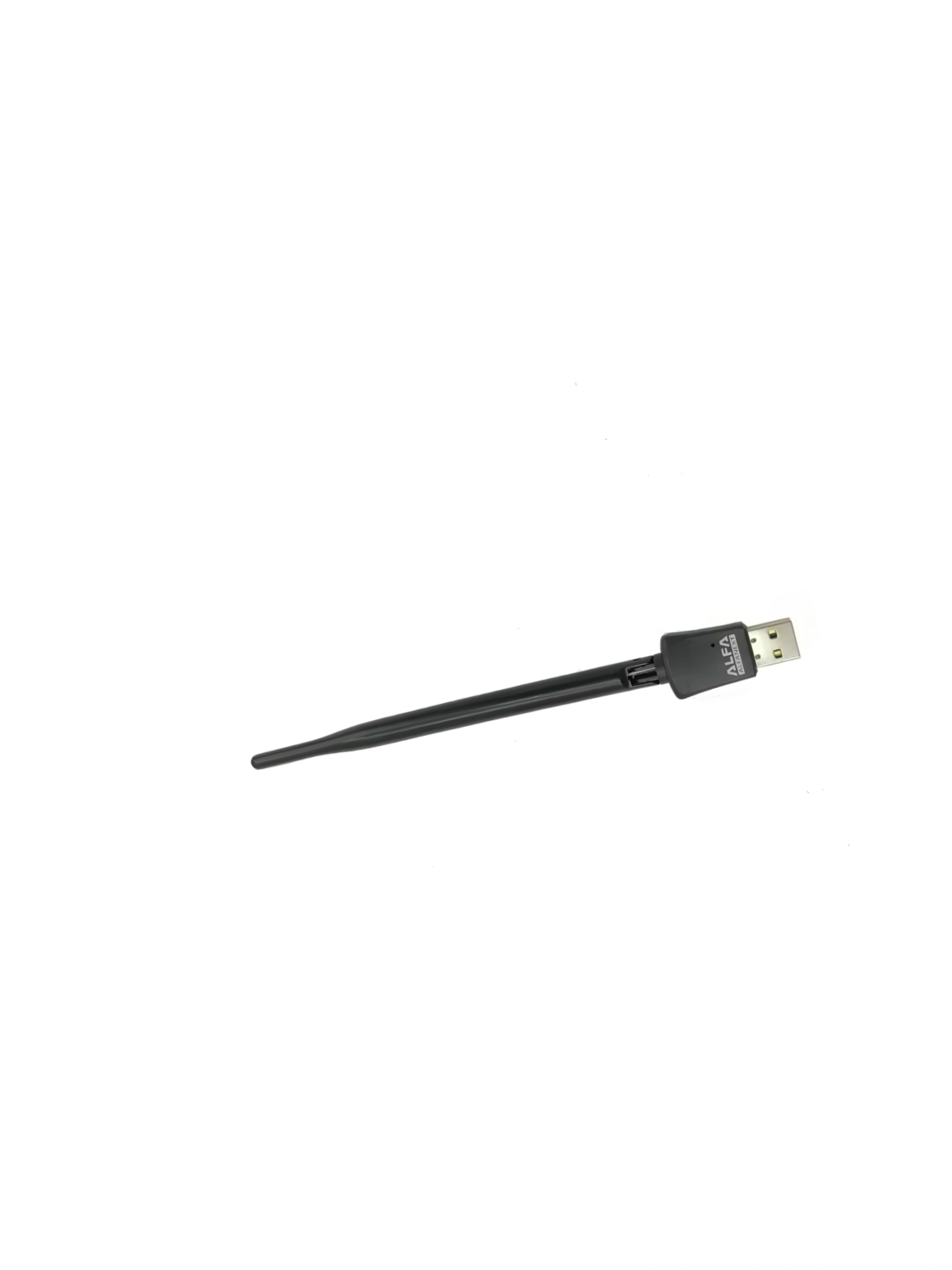 UW11 Alfa Net Wireless-N USB WiFi Adapter With Antenna | 2.4GHz 150/300Mbps High-Speed Network Dongle For PC, Laptop, Windows & Linux – IEEE 802.11b/G/N, Soft AP Utility