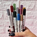 6-In-1 Eye Pencil & Liquid Glitter Makeup Set – Vibrant Shades For Bold, Long-Lasting Eye Looks