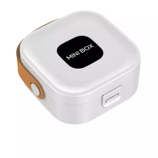 Jewelry Organizer Box | Portable Jewelry Storage Box | Sleek | Portable | Multi-Functional Travel Jewelry Organizer | Durable | Compact Ring | Necklace | Earring Storage Boxes With Mirror | For Travel | Home | Gift Option - Random Color