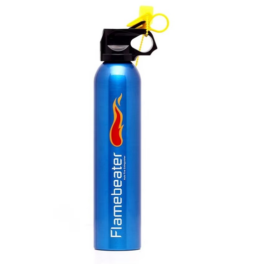 Universal Motorcycle Fire Extinguisher Bottle – 500gram - Heavy-Duty Metal Body With Mounting Bracket – Fits All Bikes & Motorcycles – Compact Emergency Safety Tool ( Random Color )
