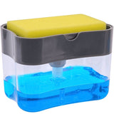 Soap Pump With Sponge And Box (Random Color )